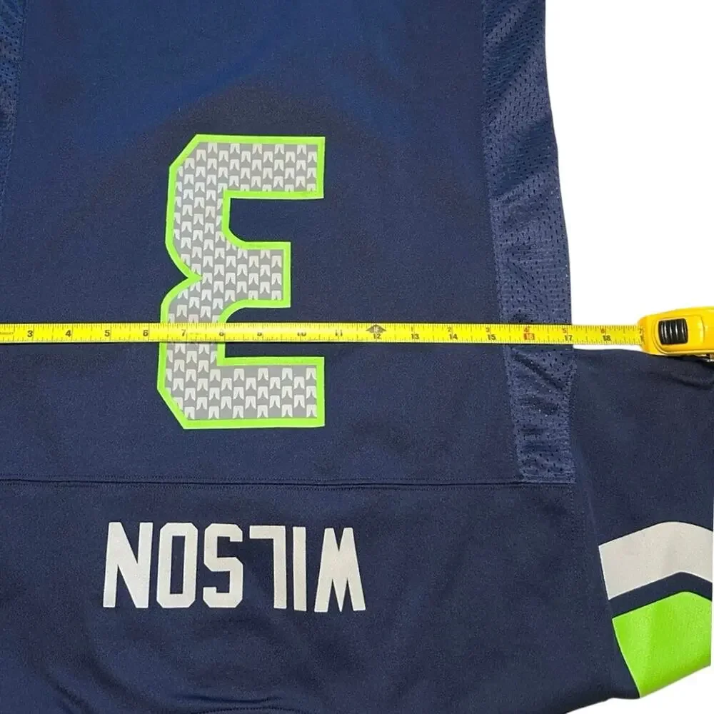 Seattle Seahawks Russell Wilson #3 Jersey Youth M 10/12 NFL Team Apparel